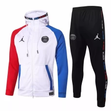 Jordan X Psg Soccer Casual Fleece Presentation Tracksuit 2020 White