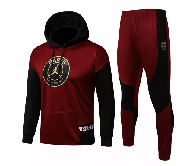 Jordan X PSG Hooded Training Technical Soccer Tracksuit 2021-22