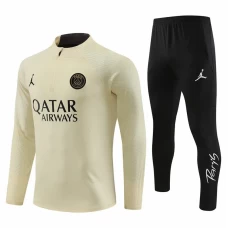 Jordan PSG Beige Training Technical Soccer Tracksuit 2023-24