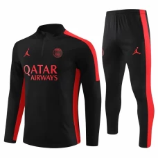 Jordan PSG Black Training Technical Soccer Tracksuit 2023-24