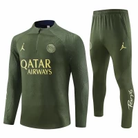 Jordan PSG Green Training Technical Soccer Tracksuit 2023-24