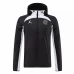 PSG Jordan Mens Black Windrunner Soccer Jacket 2022-23