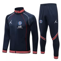 Jordan X PSG Navy Training Presentation Soccer Tracksuit 2021-22