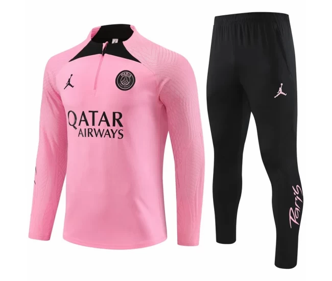 Jordan PSG Pink Training Technical Soccer Tracksuit 2023-24