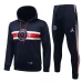 PSG X Jordan Navy Hooded Training Technical Soccer Tracksuit 2021-22