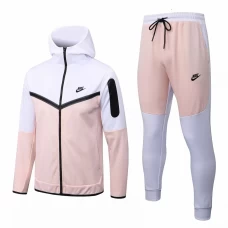 Nike White Pink Training Hoodie Presentation Soccer Tracksuit 2022-23