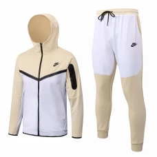 Nike Yellow White Training Hoodie Presentation Soccer Tracksuit 2022-23