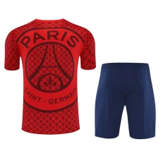 Paris Saint-Germain Mens Pre Match Red Training Kit 2025-26