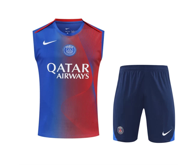 Paris Saint-Germain Mens Academy Pro Sleeveless Soccer Kit 2025-26