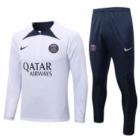 PSG White Training Technical Soccer Tracksuit 2022-23