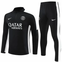 PSG Black Training Technical Soccer Tracksuit 2023-24