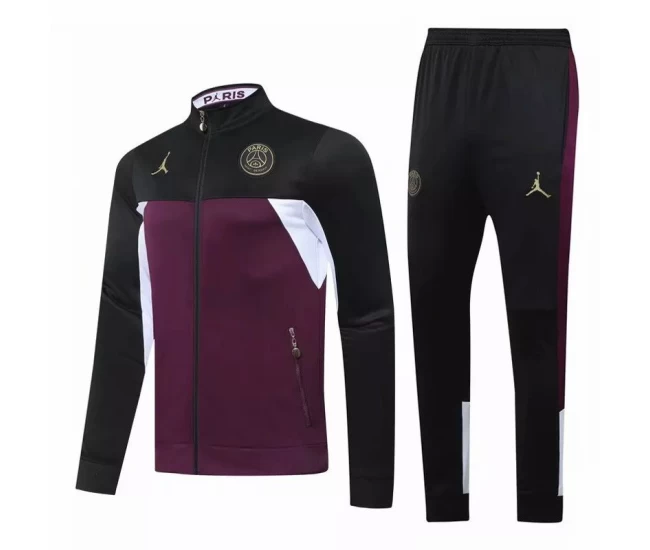 PSG Jordan Soccer Training Presentation Tracksuit Black 2020 2021