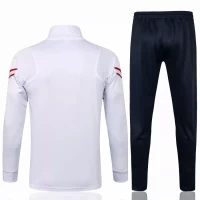 PSG Jordan Soccer Training Presentation Tracksuit White 2021 2022