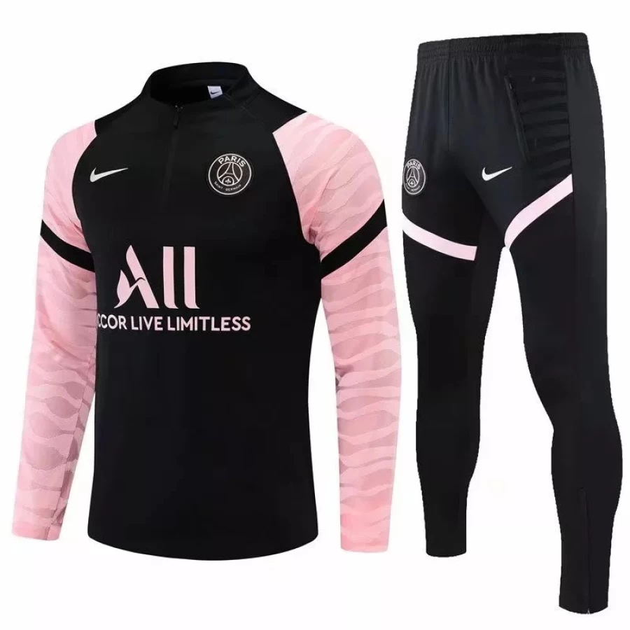 nike psg pink tracksuit