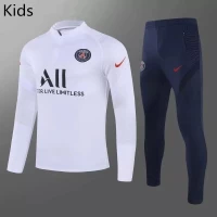 PSG Training Technical Soccer Tracksuit Kids White 2020 2021