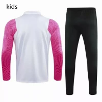 PSG Jordan Training Technical Soccer Tracksuit White Pink Kids 2021 2022