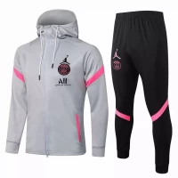 PSG X Jordan Technical Soccer Tracksuit Grey ​2021 2022