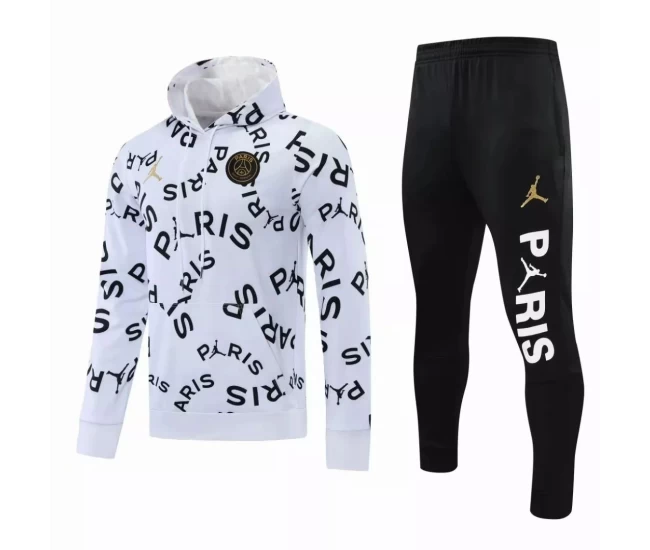 Psg X Jordan Technical Soccer Tracksuit White ​2021