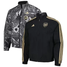 Arsenal Mens Ian Wright Anthem Reversible Full-Zip Soccer Jacket 2023-24