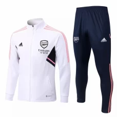 Arsenal FC White Training Presentation Soccer Tracksuit 2022-23