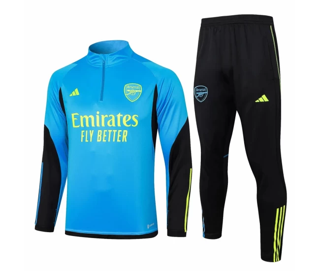 Arsenal FC Blue Training Technical Soccer Tracksuit 2023-24