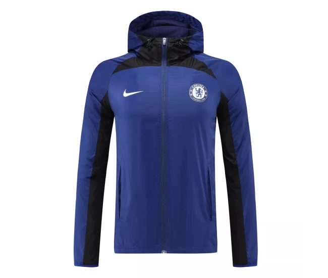 Chelsea Blue All Weather Windrunner Soccer Jacket 2022