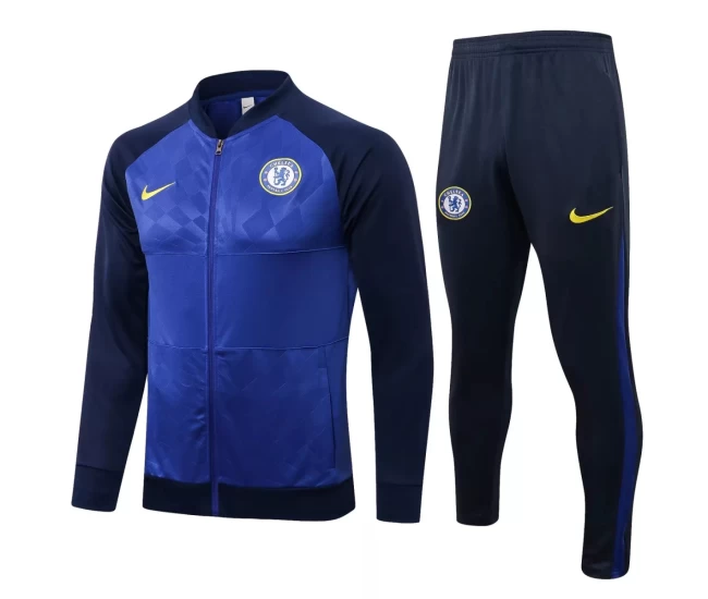 Chelsea FC Blue Training Presentation Soccer Tracksuit 2021-22