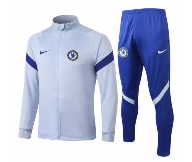 Chelsea Presentation Soccer Tracksuit 2020 Sky Blue