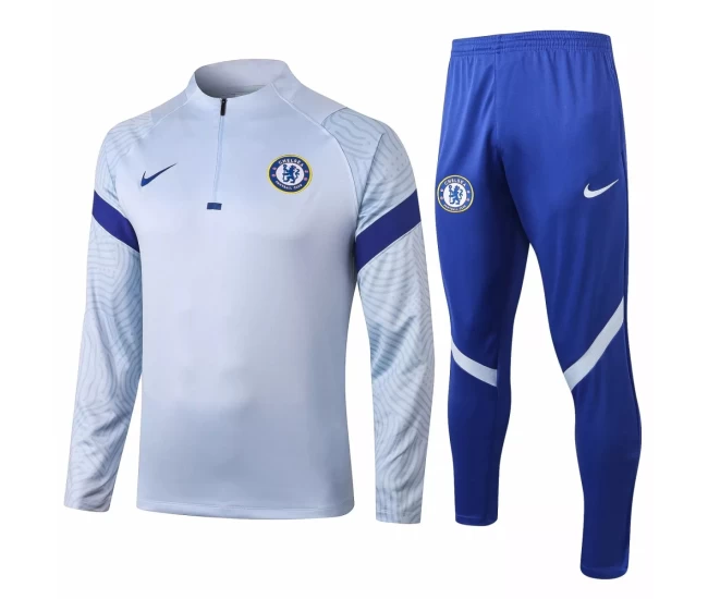 Chelsea Training Technical Soccer Tracksuit 2020 Sky Blue