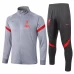 Liverpool FC Presentation Soccer Tracksuit 2020 2021 Light Grey