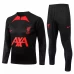 Liverpool FC Black Training Technical Soccer Tracksuit 2022-23