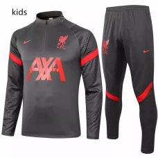 Liverpool FC Black Training Technical Soccer Tracksuit Kids 2020 2021