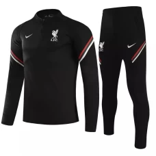 Liverpool FC Black Training Technical Soccer Tracksuit 2021-22