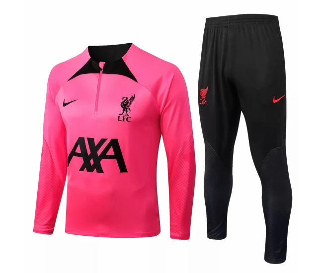 Liverpool FC Pink Training Technical Soccer Tracksuit 2022-23