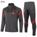 Liverpool FC Presentation Soccer Tracksuit Dark Grey Kids 2020 2021