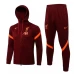 Liverpool FC Red Hooded Presentation Soccer Tracksuit 2021-22