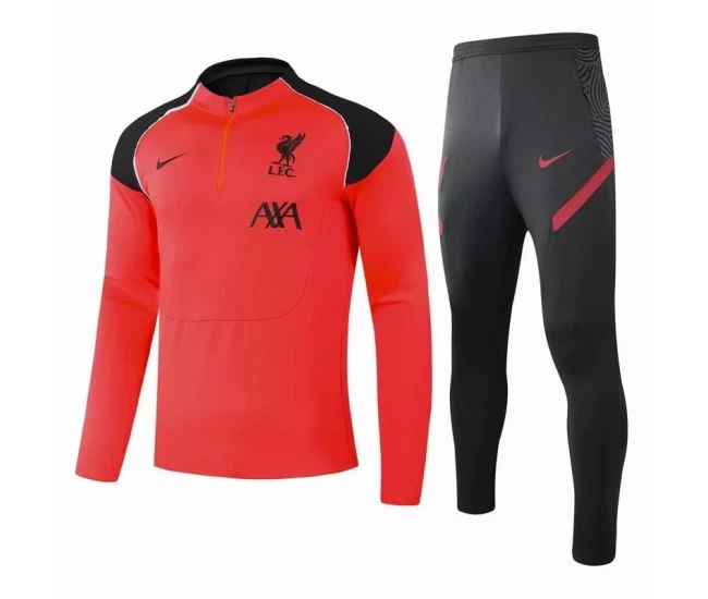 Liverpool FC Training Technical Soccer Tracksuit Orange 2020 2021