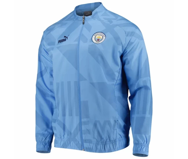 Manchester City FC Men Pre Match Soccer Jacket 2023-24