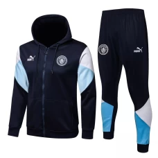 Manchester City FC Hooded Presentation Soccer Tracksuit 2021-22