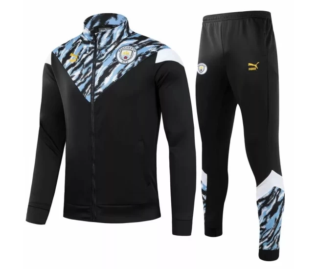 Manchester City FC Pre Match Training Presentation Soccer Tracksuit 2021