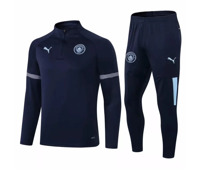 Manchester City FC Training Technical Soccer Tracksuit 2021-22 Navy