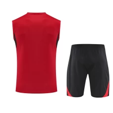 Manchester United Adult Pre Match Red Training Sleeveless Kit 2025-26