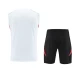 Manchester United Adult White Training Sleeveless Soccer Kit 2025-26