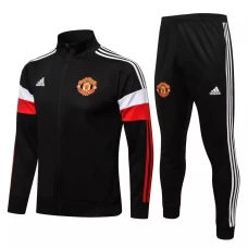 Manchester United Black Training Presentation Soccer Tracksuit 2021-22