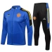 Manchester United Blue Presentation Soccer Tracksuit 2021-22