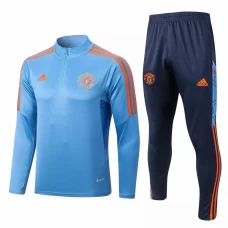 Manchester United FC Blue Training Technical Soccer Tracksuit 2022-23