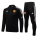 Manchester United FC Black Training Presentation Soccer Tracksuit 2021-22