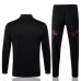 Manchester United FC Black Training Presentation Soccer Tracksuit 2022-23