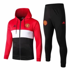 Manchester United Hoodie Jacket Pants Training Suit Red 2019-20