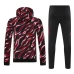 Manchester United FC Adult Pre Match Training Hooded Sweat Soccer Tracksuit 2025-26